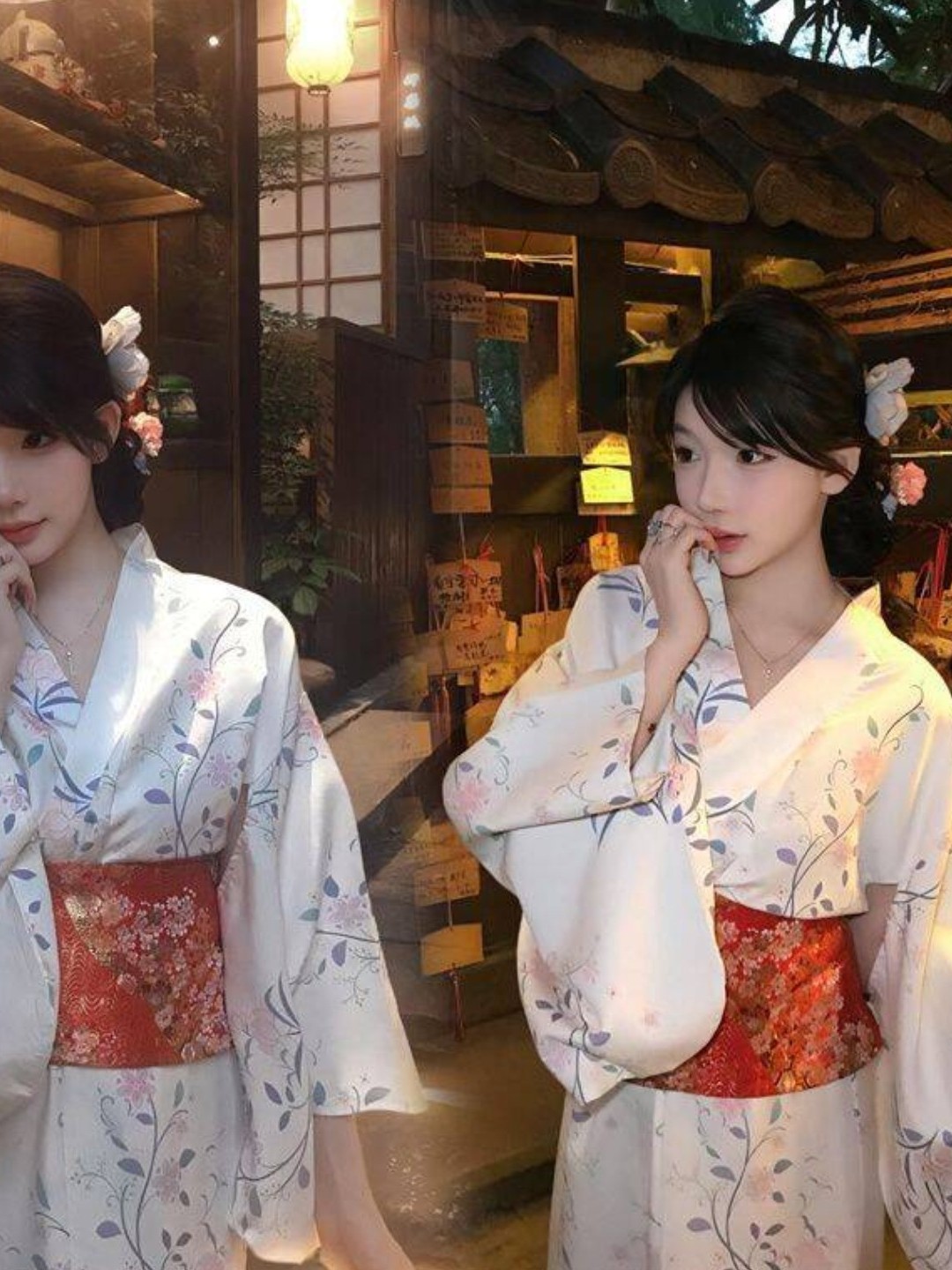 Photography Year - Geleneksel Japon Kimono Tarzı Bornoz Geliştirilmiş