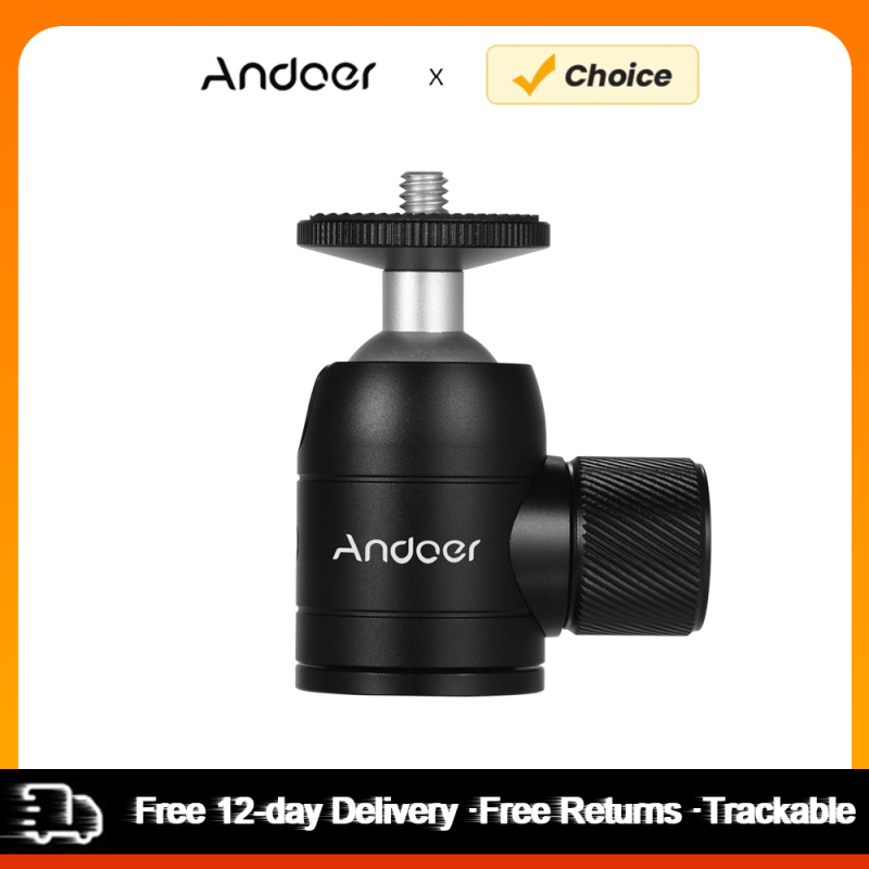Fluid Head Tripod - Andoer Tripod döngüsü kafa 360 derece