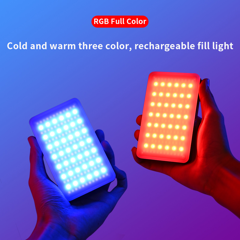 Pixel Art Led Panel - RGB Video Işığı Taşınabilir LED Kamera