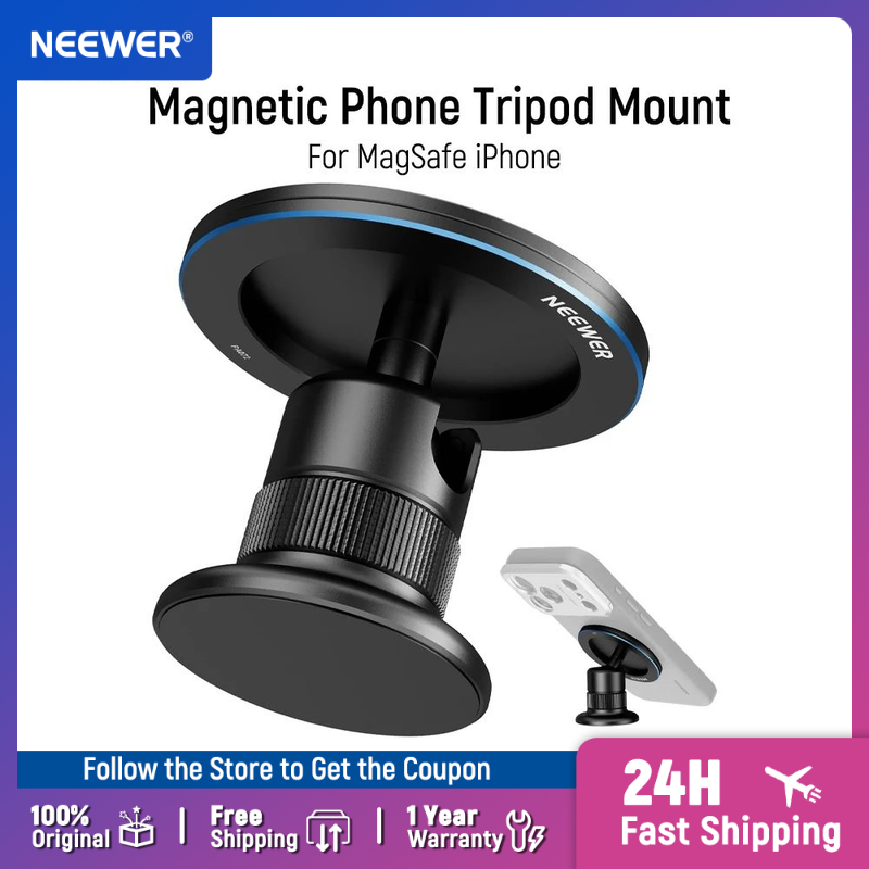 Fluid Head Tripod - NEEWER Manyetik Telefon Tripod Aparatı 360