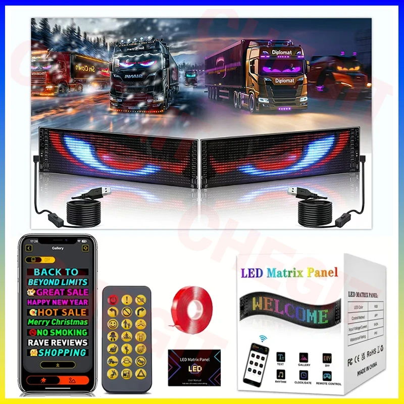 Pixel Art Led Panel - Led Ekran Kamyon Göz Araba Burcu