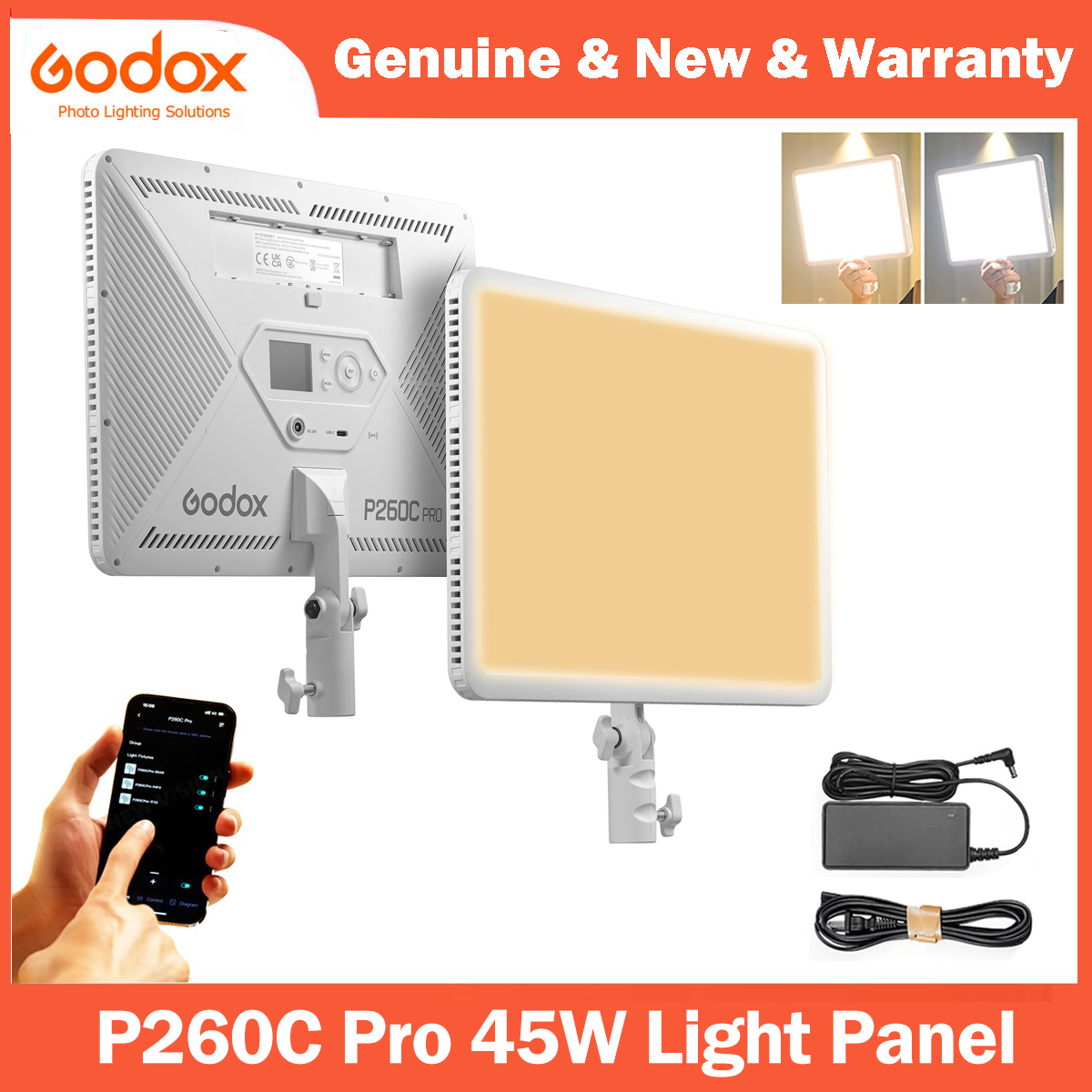Pixel Art Led Panel - Godox P260C Pro LED Video Işığı