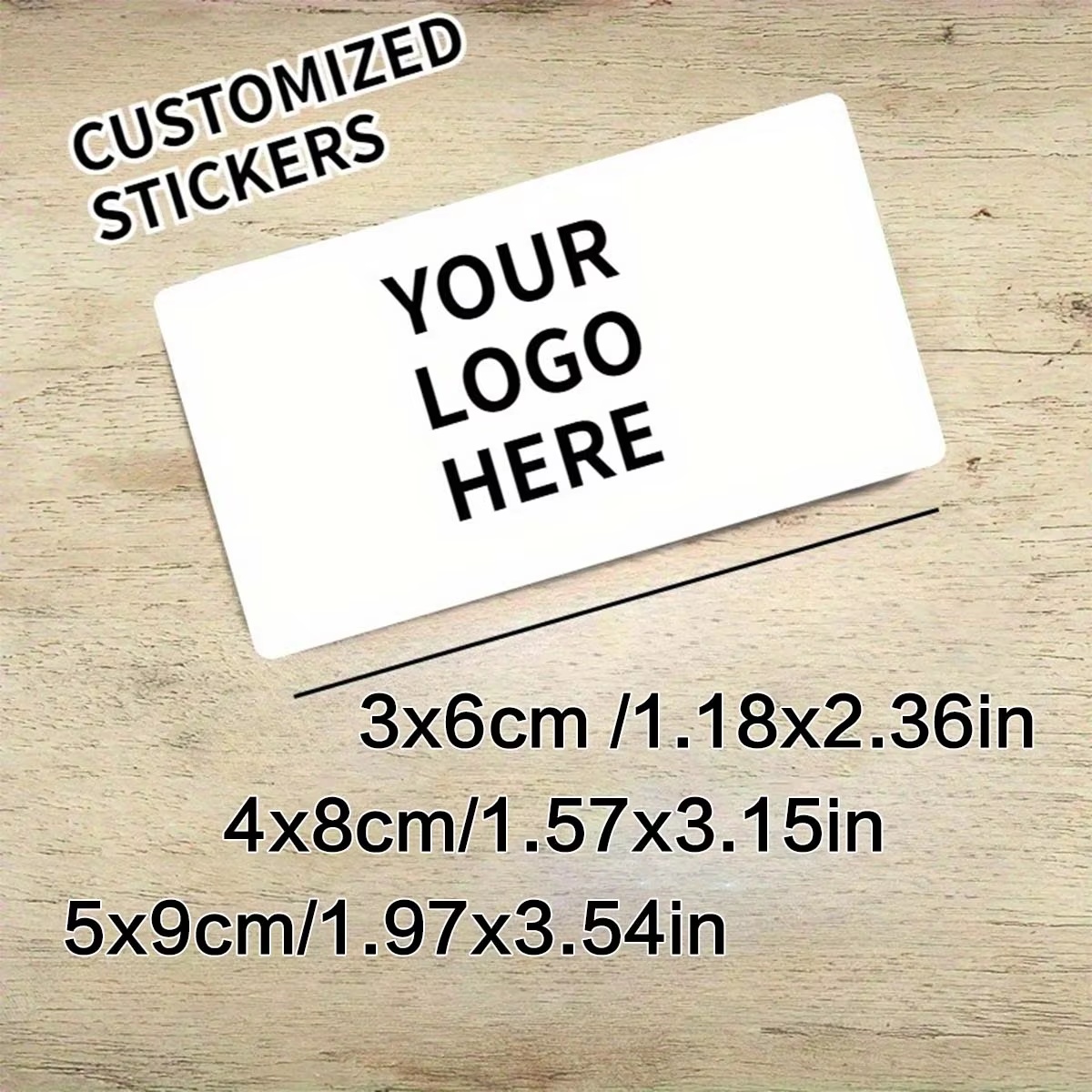 Photography Logo - Özel Dikdörtgen Etiketler – Kişiselleştirilmiş Logolar