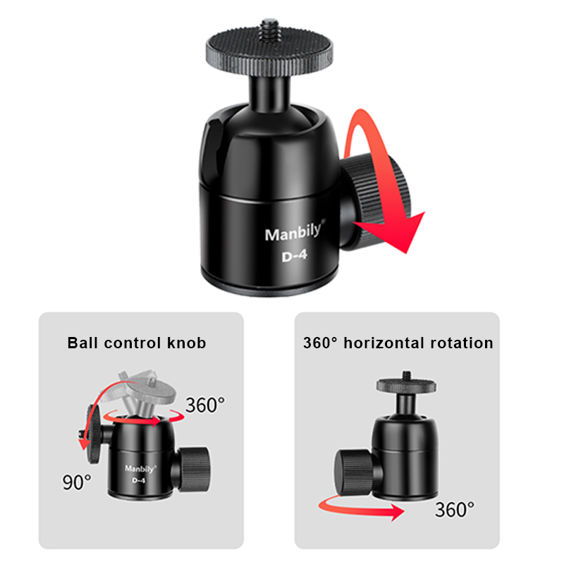 Manbily D-4 Kamera Tripod Top  - Fluid Head Tripod incelemesi ve fiyatı