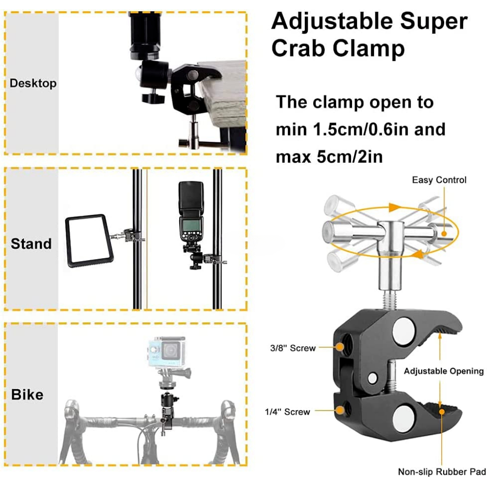 ERIKOLE Süper Kelepçe 360'lü ° - Fluid Head Tripod incelemesi ve fiyatı