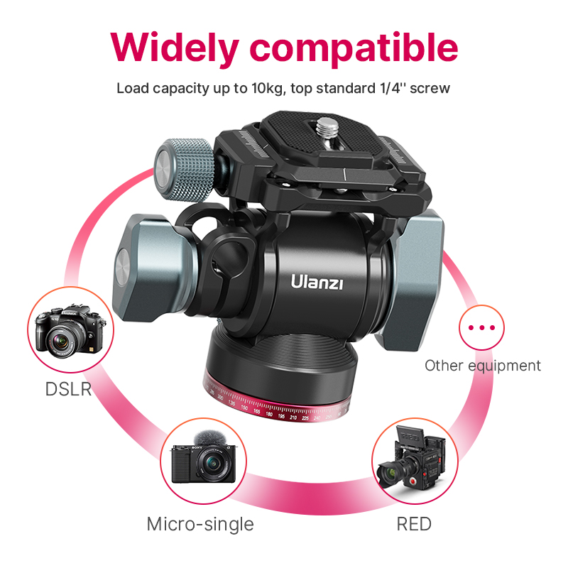 Ulanzi U-190 U190 panoramik Tr - Fluid Head Tripod incelemesi ve fiyatı