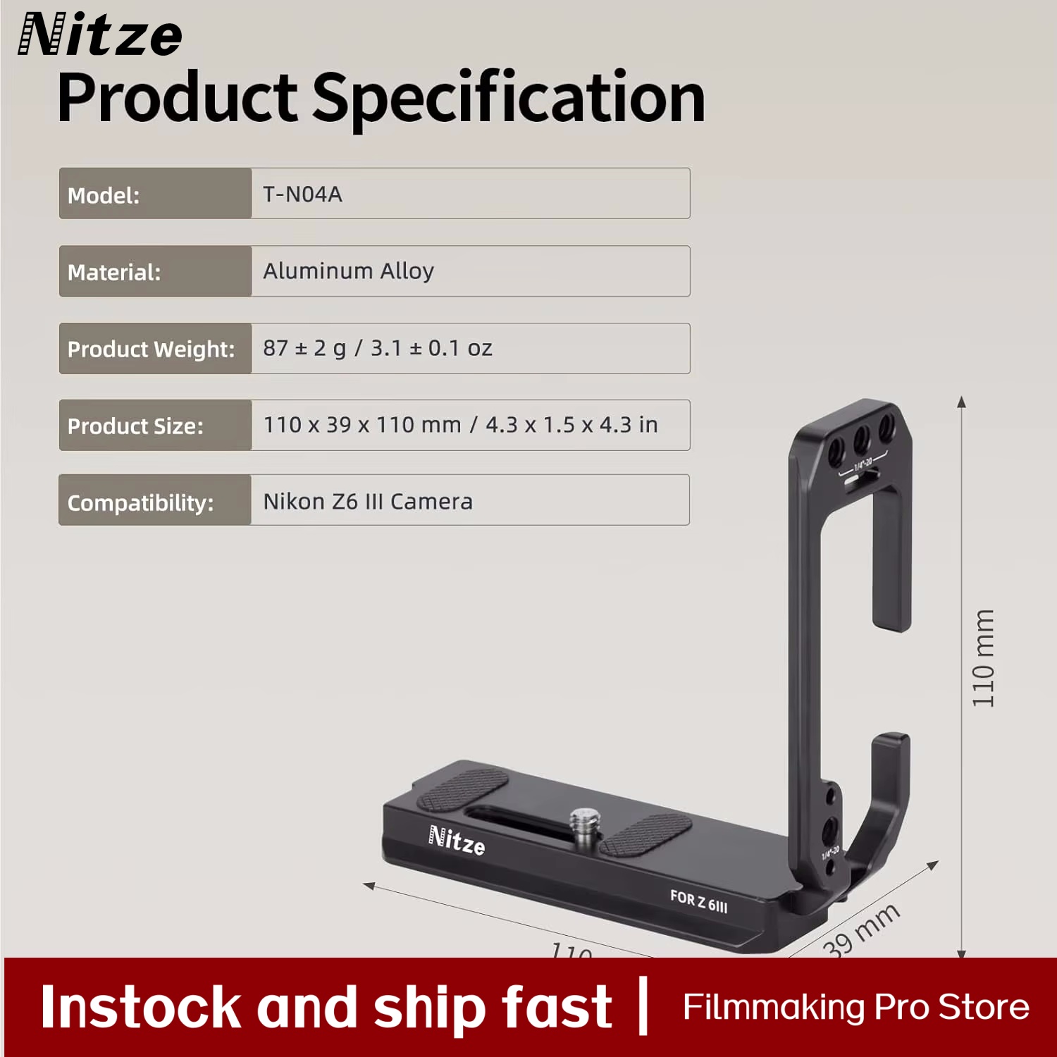 Nikon Z6 III Kamera için Nitze - Nikon Camera Z6 Iii incelemesi ve fiyatı