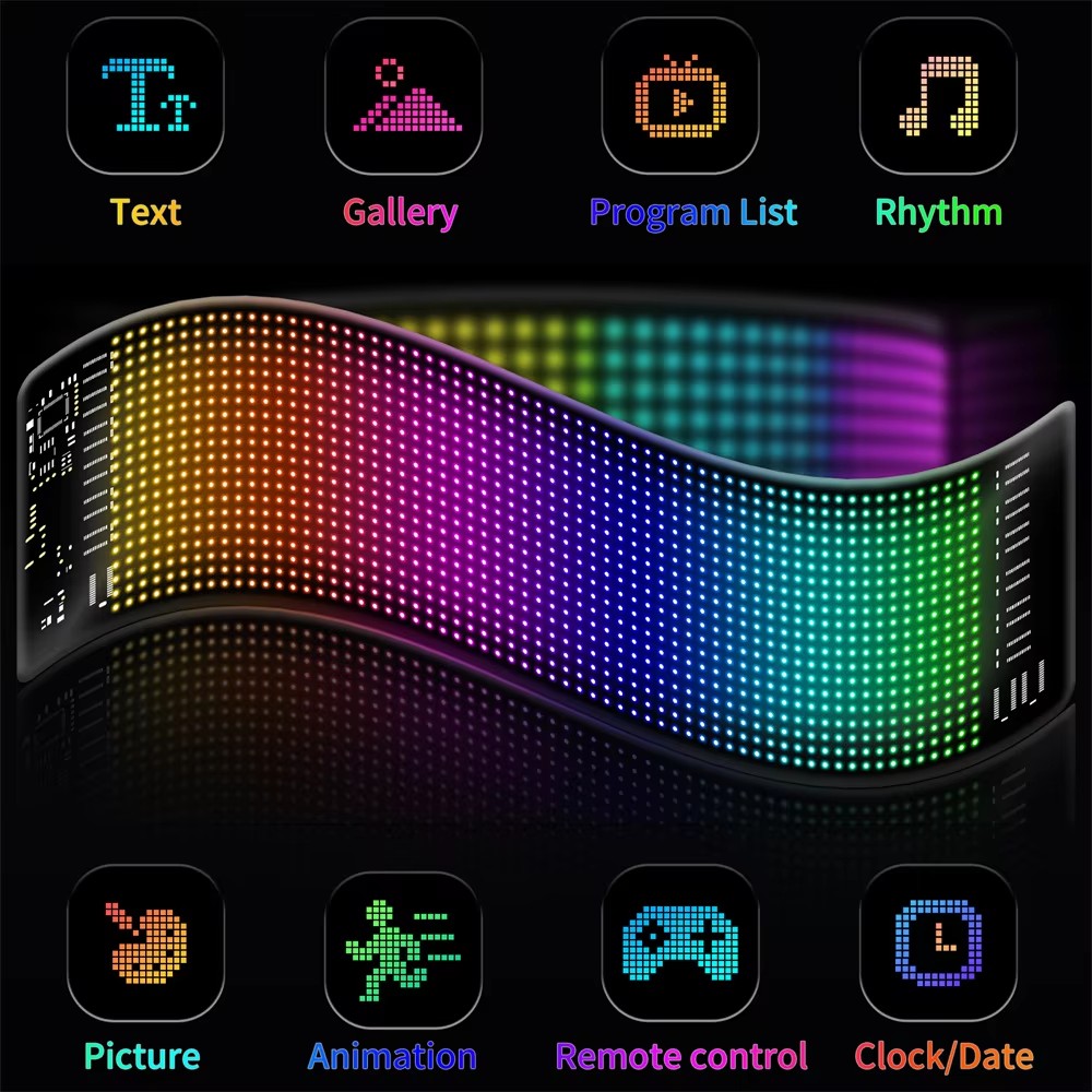 【16x96 LED PLus】【192mm*898mm】【 - Pixel Art Led Panel incelemesi ve fiyatı