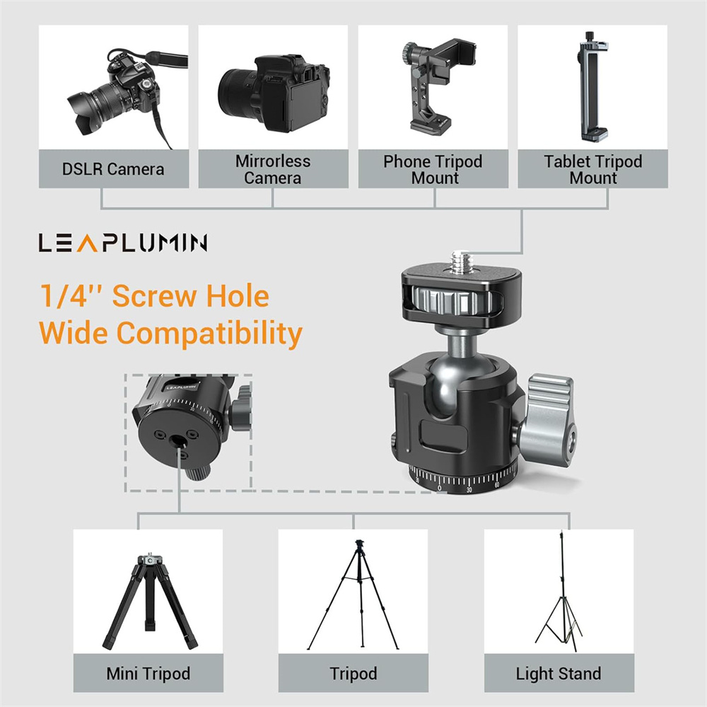 LEAPLIGHT Metal Mini Top Kafa  - Fluid Head Tripod incelemesi ve fiyatı