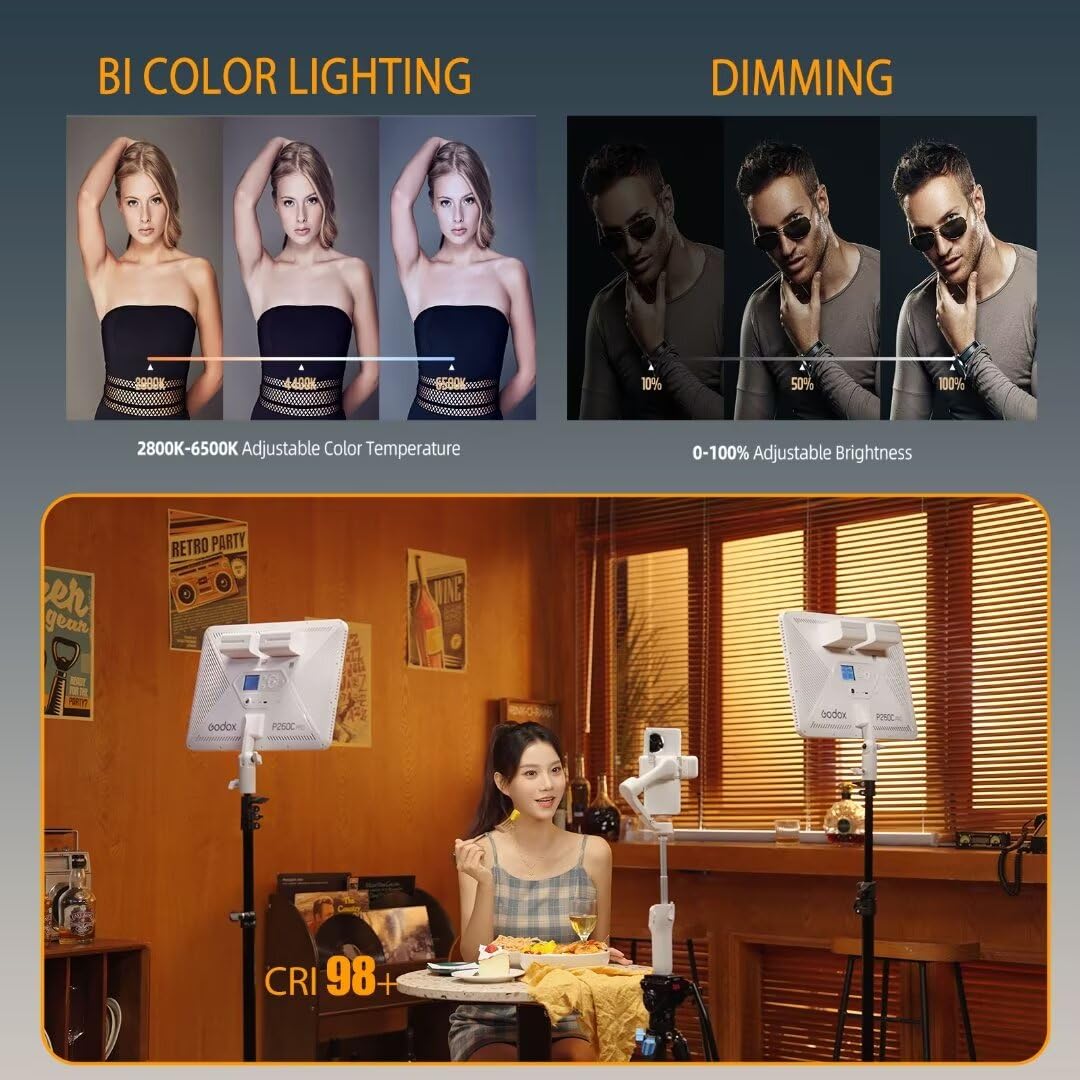 Godox P260C Pro LED Video Işığ - Pixel Art Led Panel incelemesi ve fiyatı