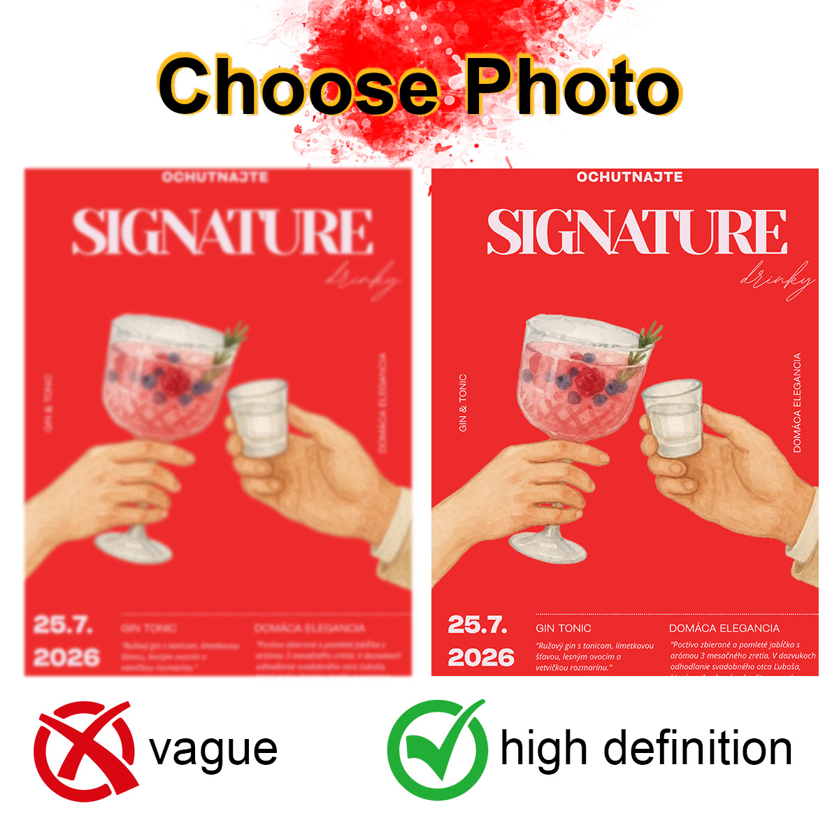 Özel Fotoğraf Reklam Posteri K - Photography Poster incelemesi ve fiyatı