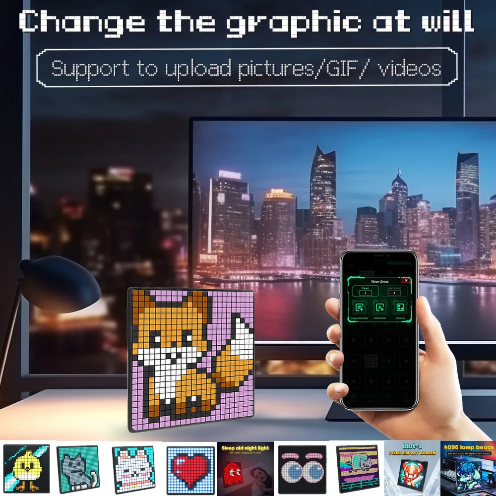 YENI 64x64 LED Piksel Ekran Ak - Pixel Art Led Panel incelemesi ve fiyatı